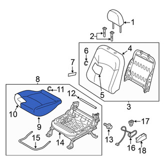 Mitsubishi OE - Rear Seat Cover