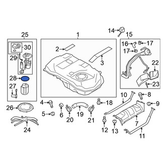 Mitsubishi OE - Fuel Tank Sending Unit Seal