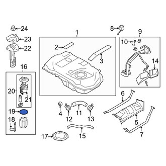 Mitsubishi OE - Fuel Tank Sending Unit Seal