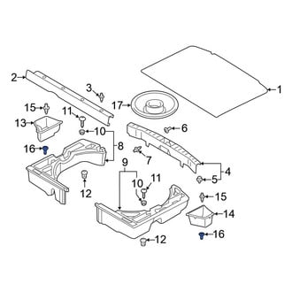 Mitsubishi OE - Liftgate Trim Scuff Plate Grommet