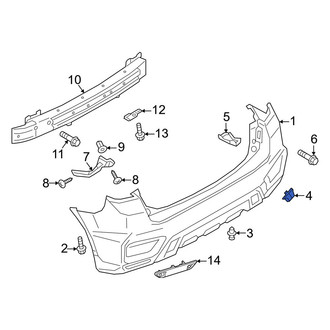 Mitsubishi OE - Rear Tow Eye Cap