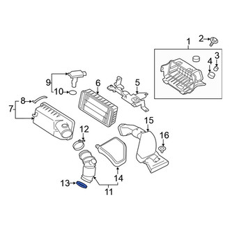 Mitsubishi OE - Lower Engine Air Duct Clamp