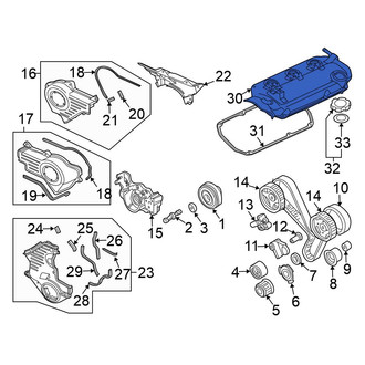 Mitsubishi OE - Left Engine Valve Cover