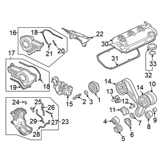 Mitsubishi OE - Engine Parts (Timing & Valve Cover)