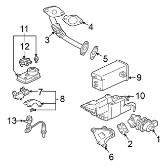 Mitsubishi OE - Emission System - Emission Components