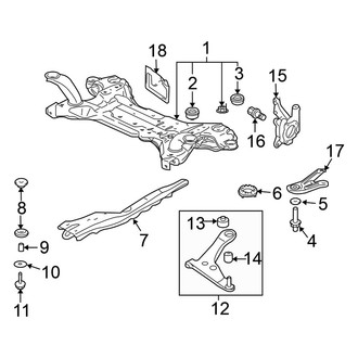Mitsubishi OE - Front Suspension - Suspension Components