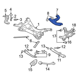 Mitsubishi OE - Rear Left Upper Suspension Control Arm