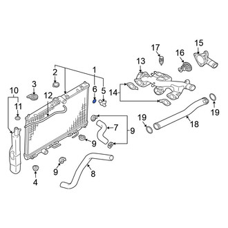Mitsubishi OE - Radiator Drain Plug Gasket