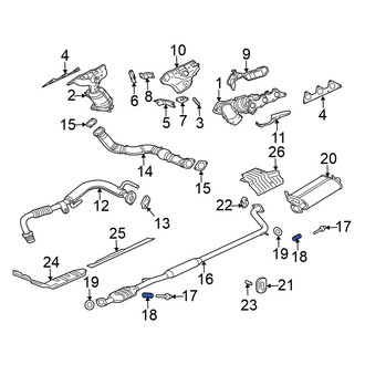 Mitsubishi OE - Exhaust Spring