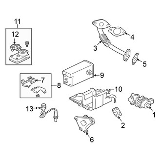 Mitsubishi OE - Emission System - Emission Components