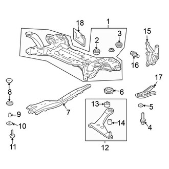 Mitsubishi OE - Front Suspension - Suspension Components (LS / SE)