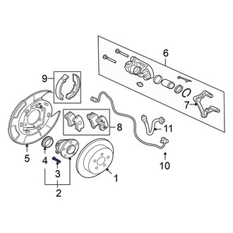 Mitsubishi OE - Rear Wheel Lug Stud