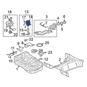 Mitsubishi OE - Fuel Pump Tank Seal