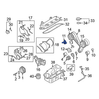 Mitsubishi OE - Engine Timing Belt Tensioner