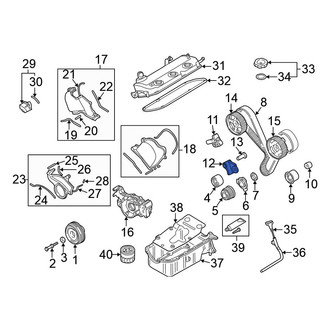 Mitsubishi OE - Engine Timing Belt Tensioner