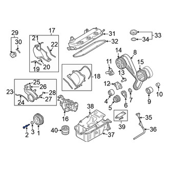 Mitsubishi OE - Engine Crankshaft Pulley Bolt