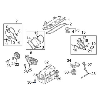 Mitsubishi OE - Engine Oil Drain Plug