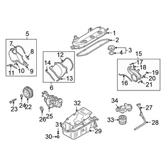 Mitsubishi OE - Engine Oil Drain Plug Gasket
