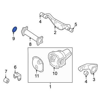 Mitsubishi OE - Differential Seal