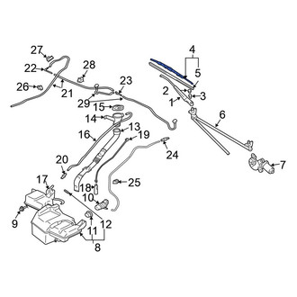 Mitsubishi OE - Left Wiper Blade