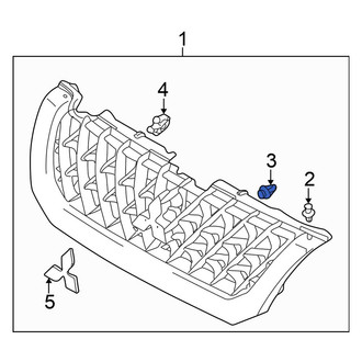 Mitsubishi OE - Upper Grille Retainer