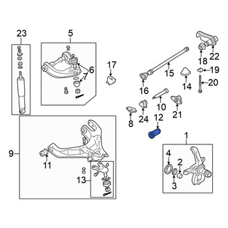 Mitsubishi OE - Front Lower Rearward Suspension Control Arm Bushing