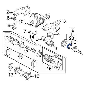 Mitsubishi OE - CV Intermediate Shaft Seal