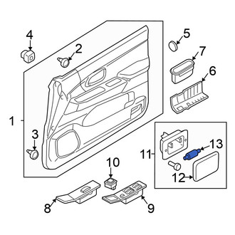 Mitsubishi OE - Front Courtesy Light Bulb