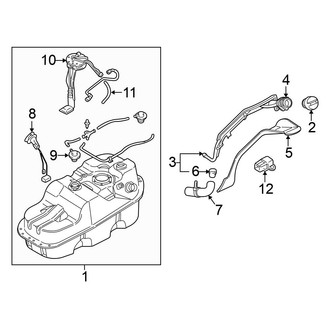 Mitsubishi OE - Fuel System Components