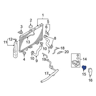 Mitsubishi OE - Engine Coolant Thermostat