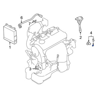 Mitsubishi OE - Engine Crankshaft Position Sensor O-Ring