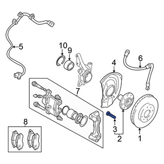 Mitsubishi OE - Wheel Lug Stud