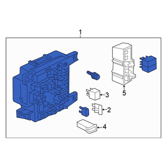Mitsubishi OE - Inner Fuse and Relay Center