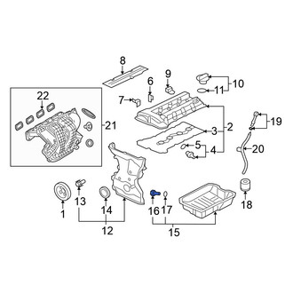 Mitsubishi OE - Engine Oil Drain Plug