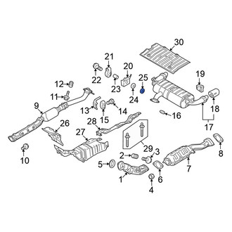 Mitsubishi OE - Exhaust System Hanger Nut