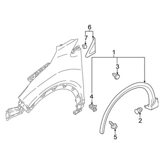 Mitsubishi OE - Fender - Exterior Trim
