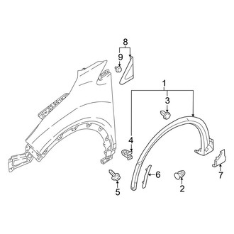 Mitsubishi OE - Fender - Exterior Trim