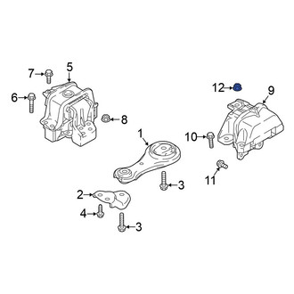 Mitsubishi OE - Automatic Transmission Mount Nut