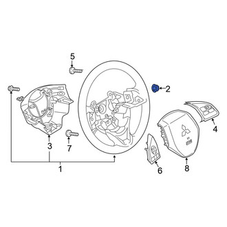 Mitsubishi OE - Steering Wheel Nut