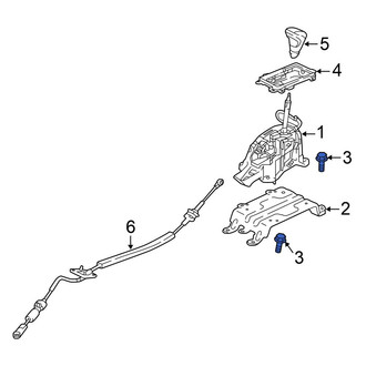 Mitsubishi OE - Automatic Transmission Shift Lever Bolt