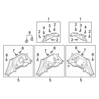 Mitsubishi OE - Quarter Panel - Interior Trim