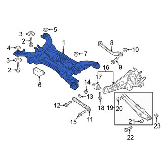 Mitsubishi OE - Rear Suspension Subframe Crossmember