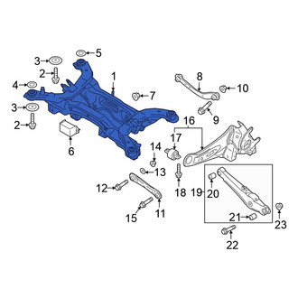 Mitsubishi OE - Rear Suspension Subframe Crossmember