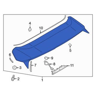 Mitsubishi OE - Rear Spoiler