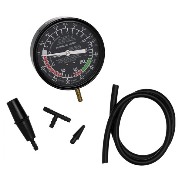 Mityvac® - 0 to 10 psi Vacuum and Pressure Gauge with Fuel Pump Tester
