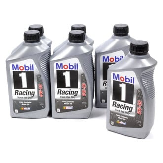 Mobil 1® - Racing™ SAE 0W-50 Synthetic Motor Oil, 1 Quart x 6 Bottles