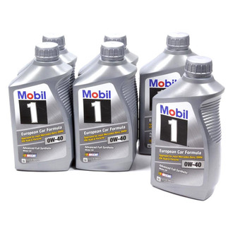 Mobil 1® - Advanced™ SAE 0W-40 Full Synthetic Motor Oil, 1 Quart x 6 Bottles