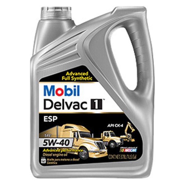 Mobil 1® - Delvac ESP Formula SAE 5W-40 Full Synthetic Diesel Motor Oil, 1 Gallon