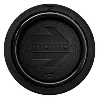 MOMO® - Heritage Series Black Premium Leather Horn Button with Flat Lip