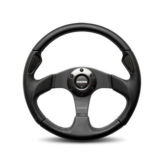 MOMO® JET35BK0B - 3-Spoke Jet Series Steering Wheel